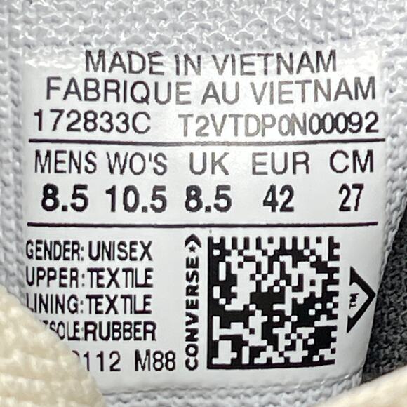 Converse All Star Chuck Taylor Hi Shoes Mens 8.5 Black Skate Casual Sneakers EUC - Picture 8 of 8